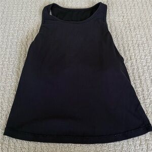 Vuori Black Ribbed Athletic Tank